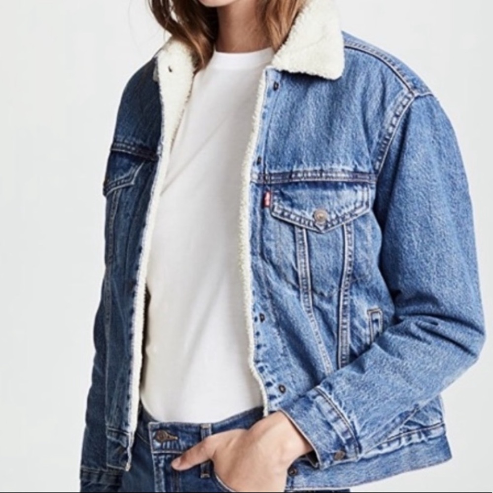 Levi’s Sherpa Denim Trucker Jacket